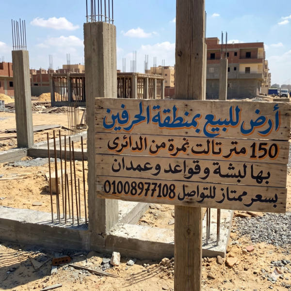 أرض للبيع بمنطقة الحرفين